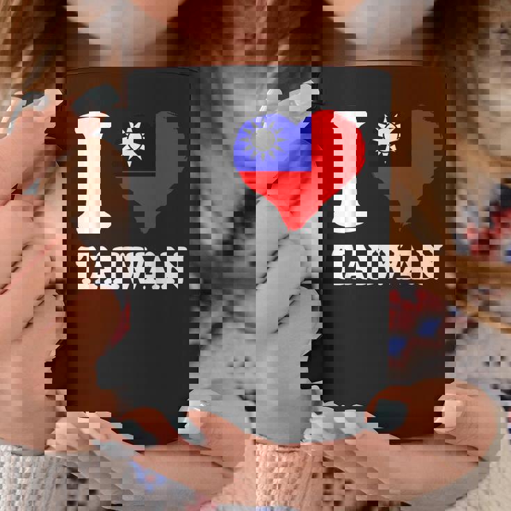 台湾の誇り 台湾のルーツ I Love Taiwan 台湾国旗 コーヒーマグ 面白い贈り物