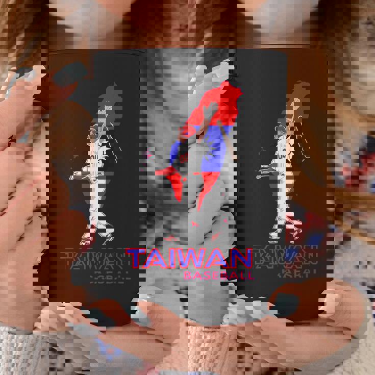 台湾野球ファン アジアリーグ台湾国旗マップアートギフト コーヒーマグ 面白い贈り物