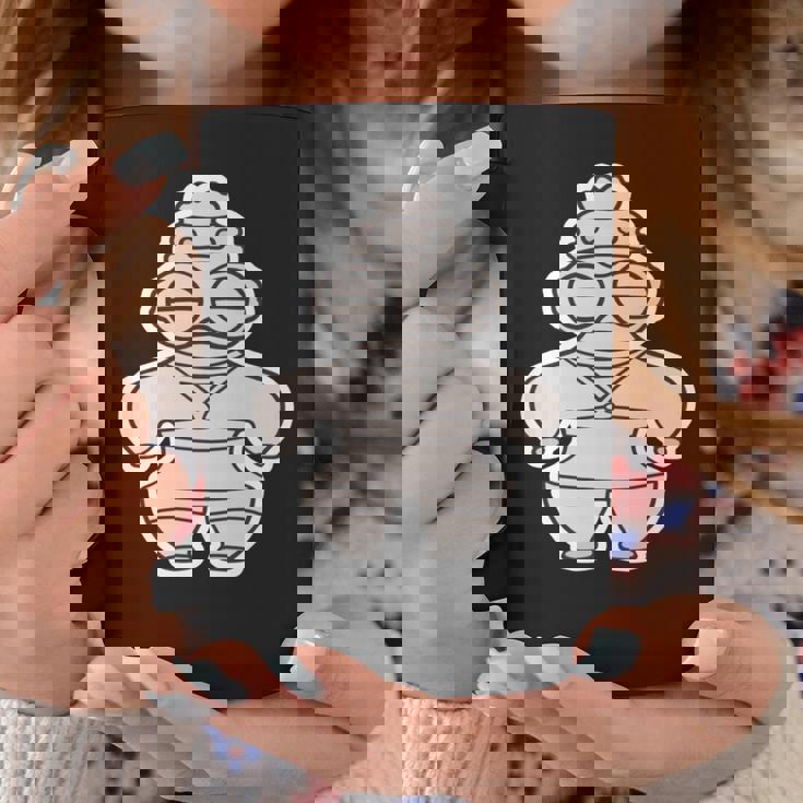 土偶 どぐう【ゆるフレンズ】遮光器土偶 歴史土器 長袖tシャツ コーヒーマグ 面白い贈り物