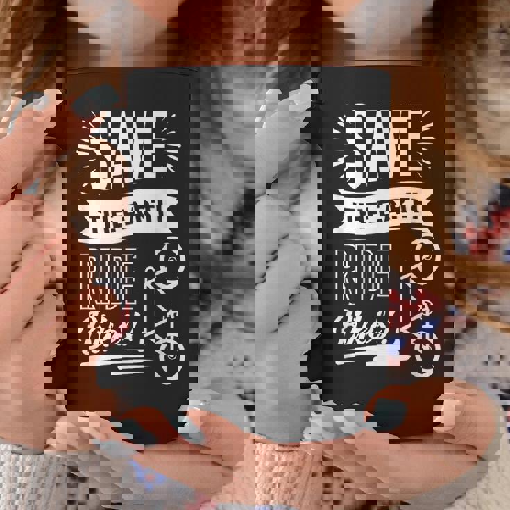 地球を救おう 自転車に乗ろう コーヒーマグ 面白い贈り物