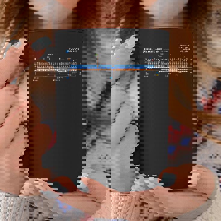 大阪日本電車近郊線鉄道 – お土産ルートマップ 長袖tシャツ コーヒーマグ 面白い贈り物