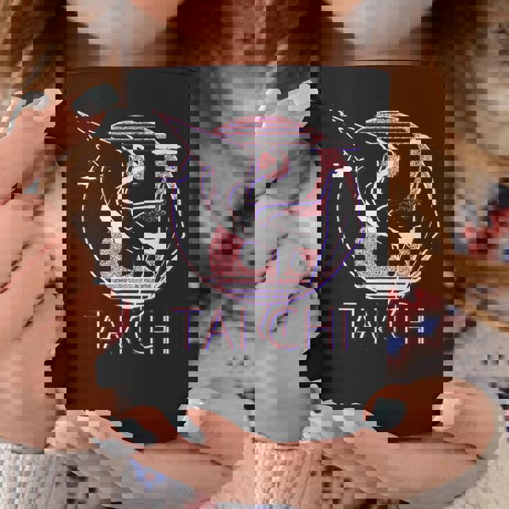 太極拳 陰陽鶴、瞑想エネルギー コーヒーマグ 面白い贈り物