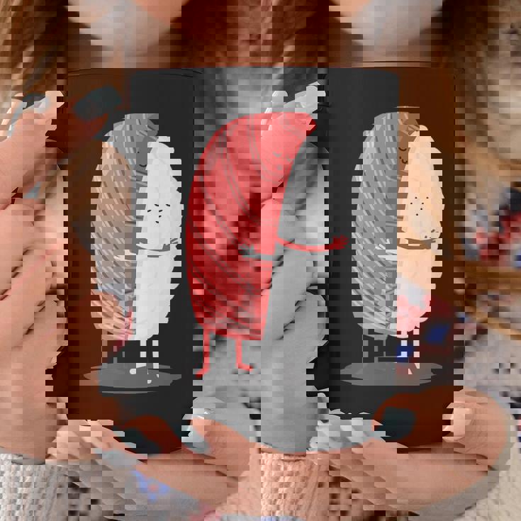 寿司 ハグ 甘い 和食 まぐろ にぎり コーヒーマグ 面白い贈り物