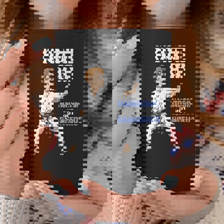 少年空手 キッズ空手ファイター格闘技 長袖tシャツ コーヒーマグ 面白い贈り物