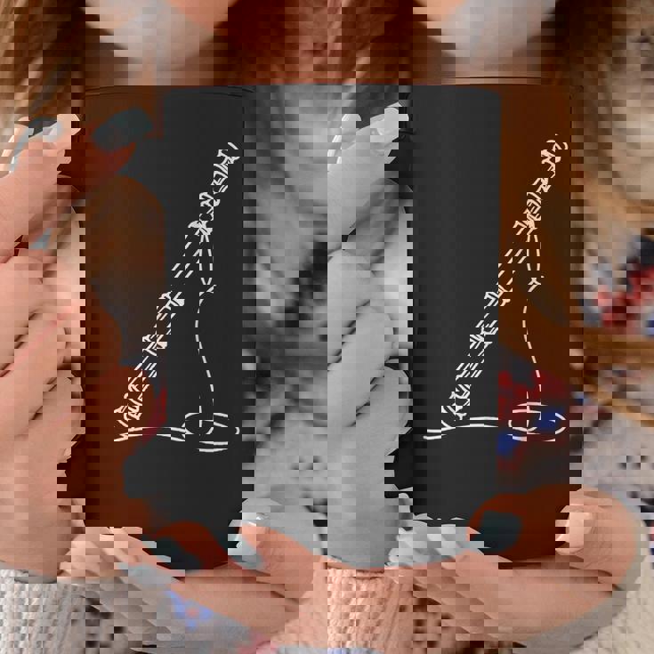 尺八 線画 ミュージシャン向け 尺八 コーヒーマグ 面白い贈り物