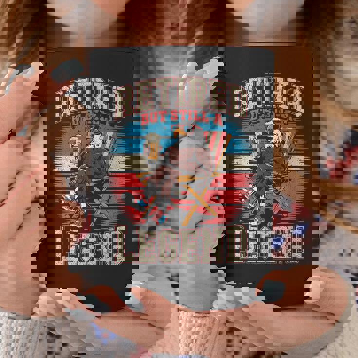 引退したがまだ伝説のイーグルとビールアメリカンスタイル コーヒーマグ 面白い贈り物