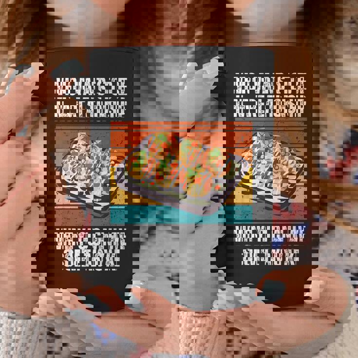 恋愛をしたいヴィンテージ可愛いたこ焼き コーヒーマグ 面白い贈り物