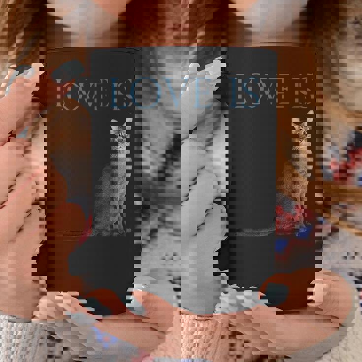 愛はアビシニアンキャット コーヒーマグ 面白い贈り物