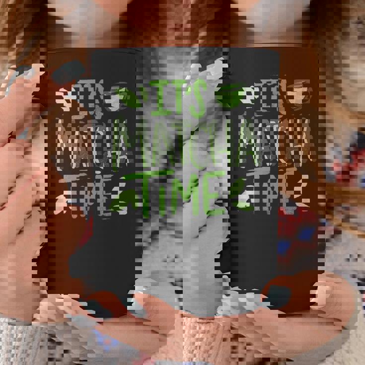 抹茶タイム おいしい日本の抹茶 コーヒーマグ 面白い贈り物