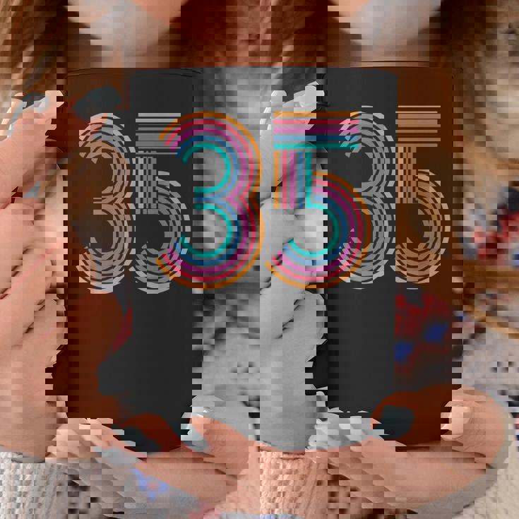 数字 35 35周年 男性 女性 35歳の誕生日 コーヒーマグ 面白い贈り物