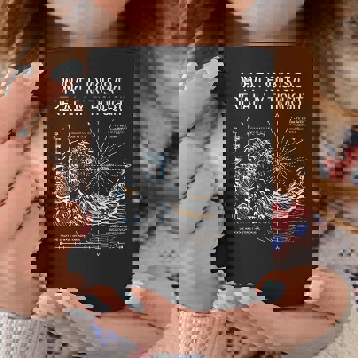 日本 大波動物理学 北斎 水 動き 数学 科学 長袖tシャツ コーヒーマグ 面白い贈り物