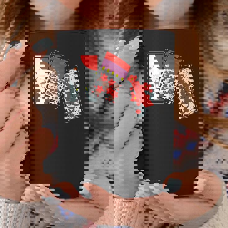 日本の伝統工芸品 花札 男性 女性 長袖tシャツ コーヒーマグ 面白い贈り物