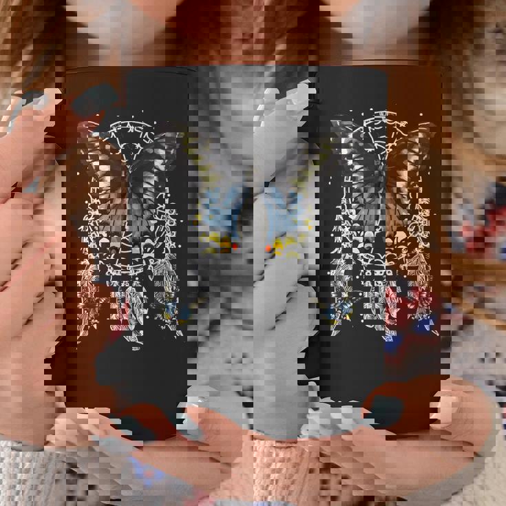 昆虫学者 蝶 昆虫 蝶 黒アゲハチョウ コーヒーマグ 面白い贈り物