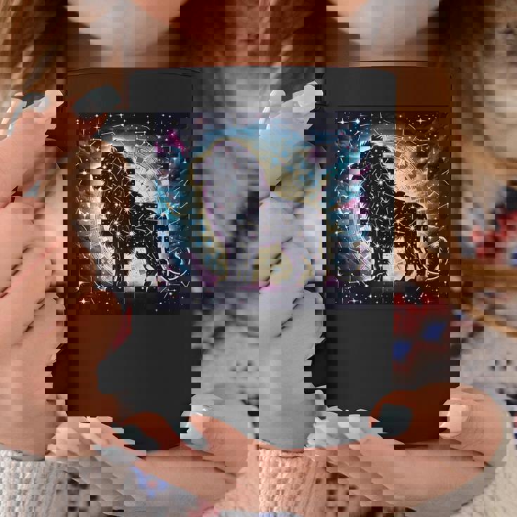 星柄 動物 天体 コーヒーマグ 面白い贈り物