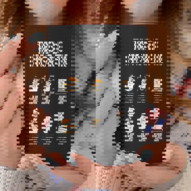 暇なときにすることハムスターおもしろいハムスター好き コーヒーマグ 面白い贈り物