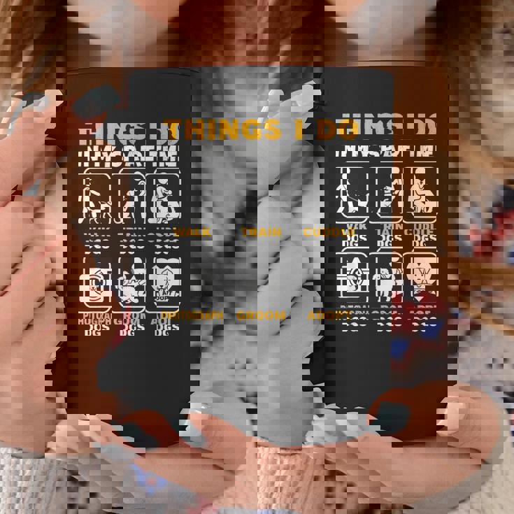 暇なときにすること犬を飼っている子犬、ペット コーヒーマグ 面白い贈り物