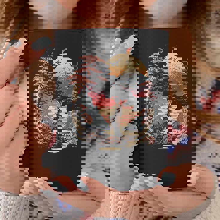 浮世絵 アート 神奈川 ヴィンテージ 和 タトゥー アート グラフィック コーヒーマグ 面白い贈り物