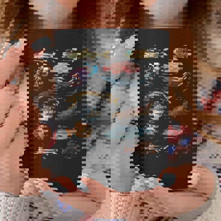 深海魚 海洋生物学・海洋科学教育 コーヒーマグ 面白い贈り物