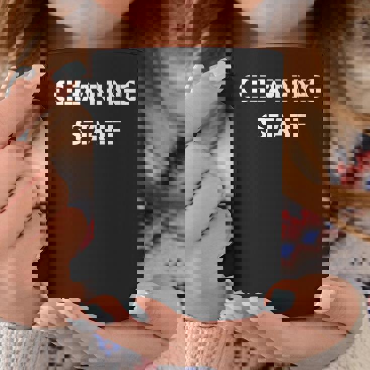 清掃スタッフ クルー 用務員 ユニフォーム カストディアン ジョブ 従業員 コーヒーマグ 面白い贈り物