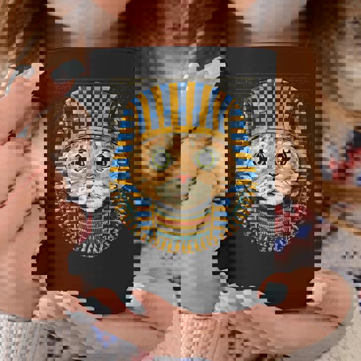 猫 エジプトファラオ 歴史家 考古学者 コーヒーマグ 面白い贈り物