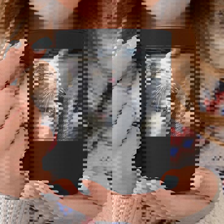 猫のミームtシャツを運転します コーヒーマグ 面白い贈り物