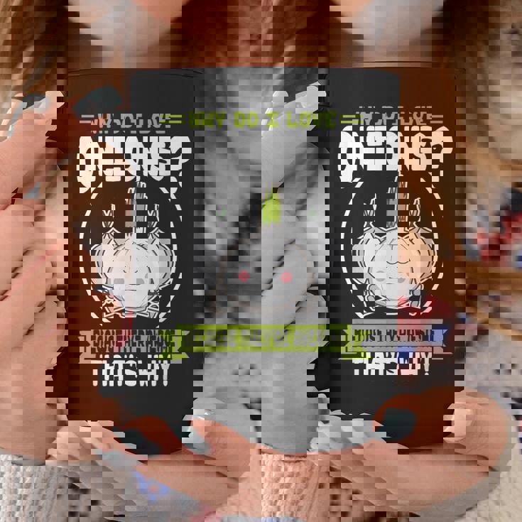 玉ねぎが好きな理由-素晴らしい玉ねぎ コーヒーマグ 面白い贈り物