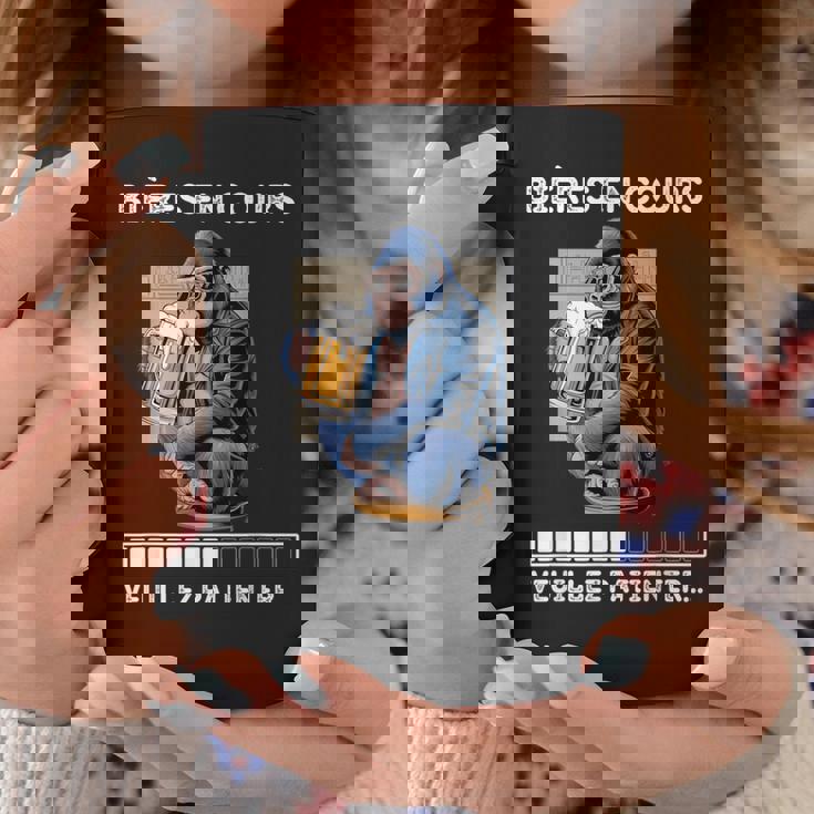 男性用ビール食前酒、ユーモア、男性、ゴリラへのギフトに。 コーヒーマグ 面白い贈り物