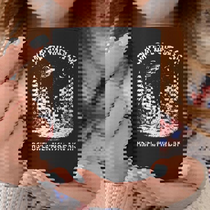 皮肉なサマーキャンプカウンセラー エイリアン国立公園 ロズウェル コーヒーマグ 面白い贈り物