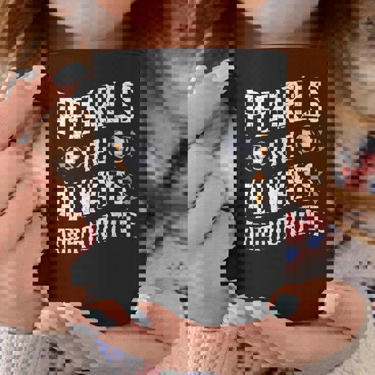 真珠はいつもふさわしい。ジャッキー・ケネディ コーヒーマグ 面白い贈り物