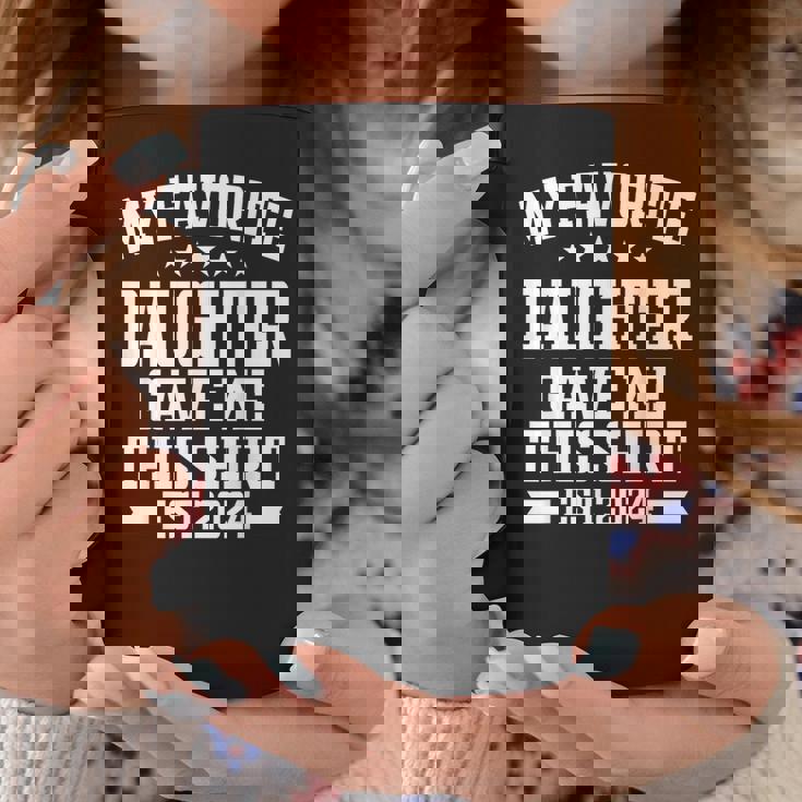 私の好きな娘が私にこのシャツをくれました。エスト2024娘 コーヒーマグ 面白い贈り物