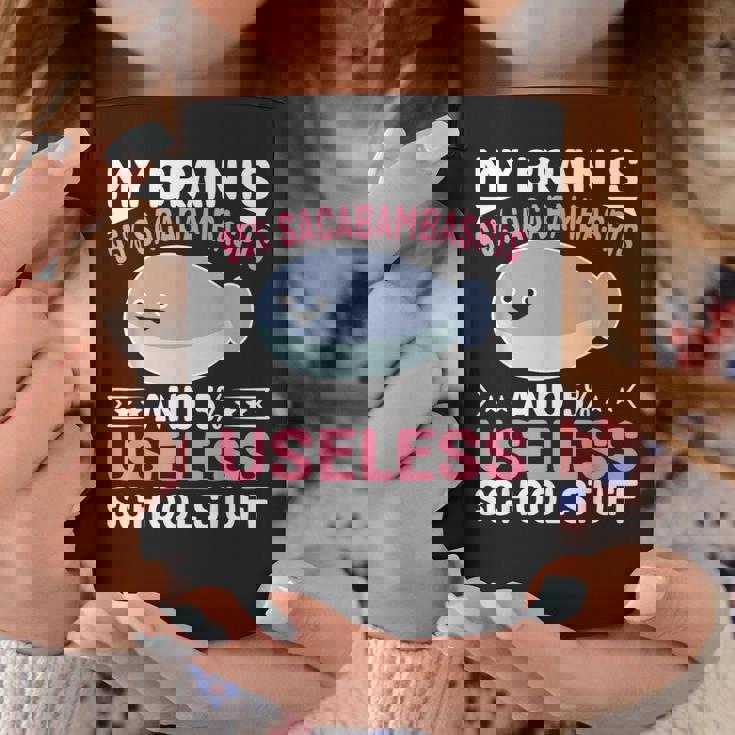 私の脳は95％サカバンバスピスの面白い魚のミーム コーヒーマグ 面白い贈り物