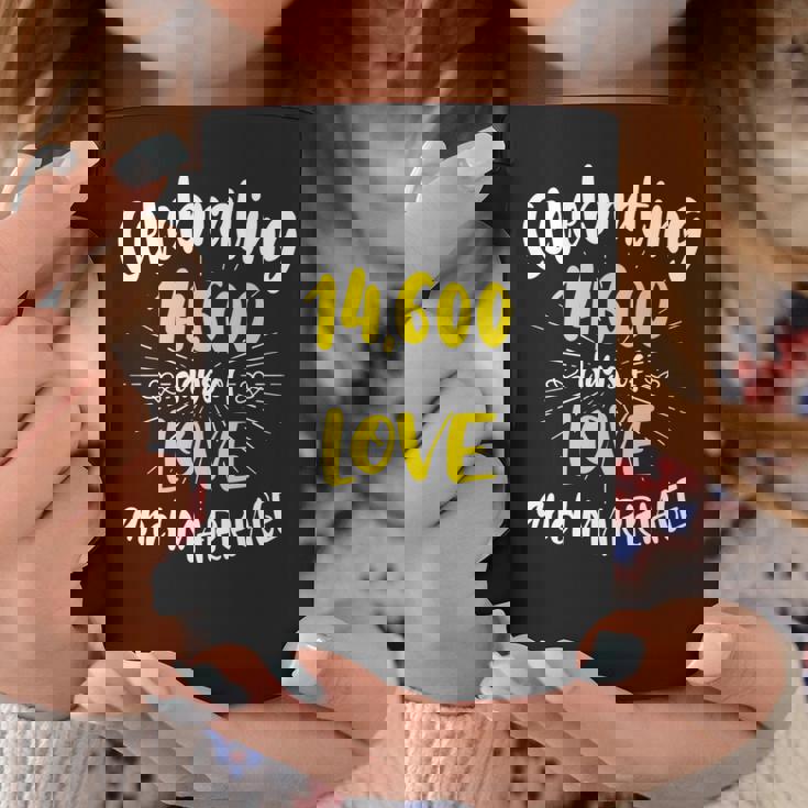 結婚40周年のお祝い 結婚40周年記念 長袖tシャツ コーヒーマグ 面白い贈り物