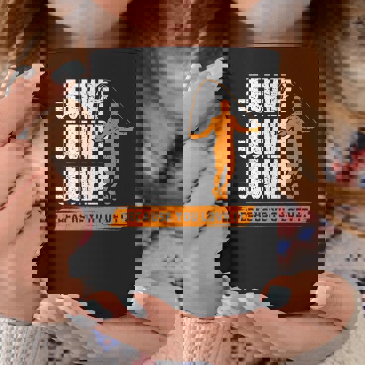 縄跳び Because You Love It 縄跳び コーヒーマグ 面白い贈り物