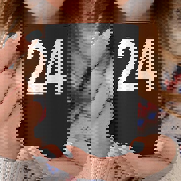 背番号24 番号付きシャツ番号 コーヒーマグ 面白い贈り物