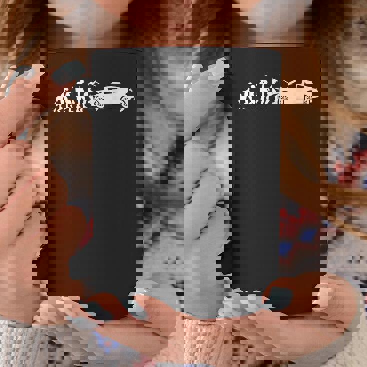 自動車整備士 おもしろ自動車工房 メカニック進化 コーヒーマグ 面白い贈り物