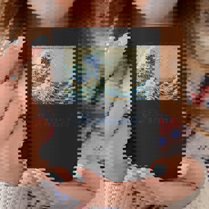 葛飾北斎作 神奈川沖 ビッグウェーブ コーヒーマグ 面白い贈り物