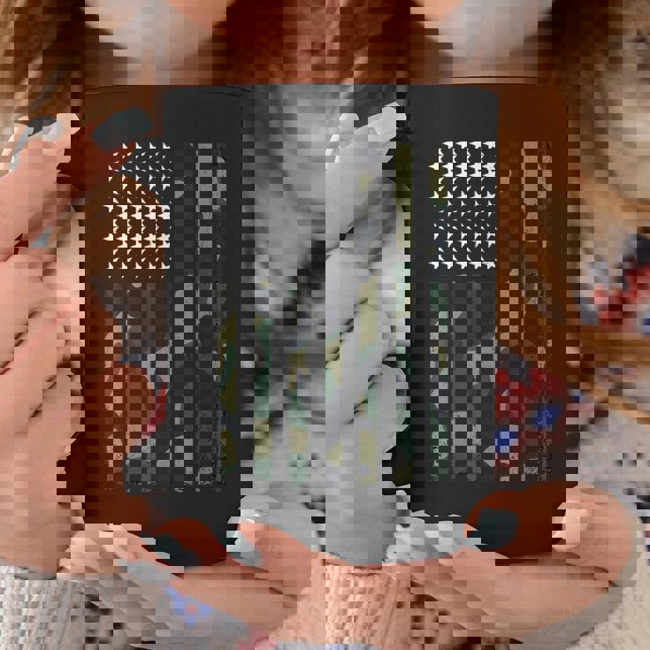 迷彩 アメリカ国旗 Usa 迷彩 メンズ ボーイズ レディース ガールズ キッズ コーヒーマグ 面白い贈り物