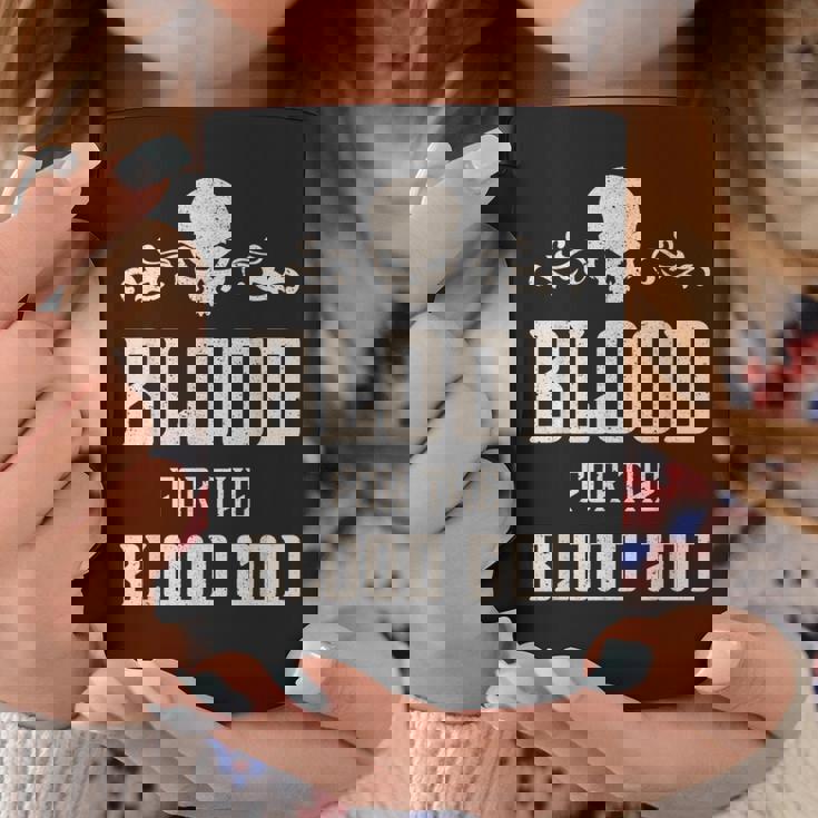 邪悪な頭蓋骨の血 血神 地獄の魔王 コーヒーマグ 面白い贈り物