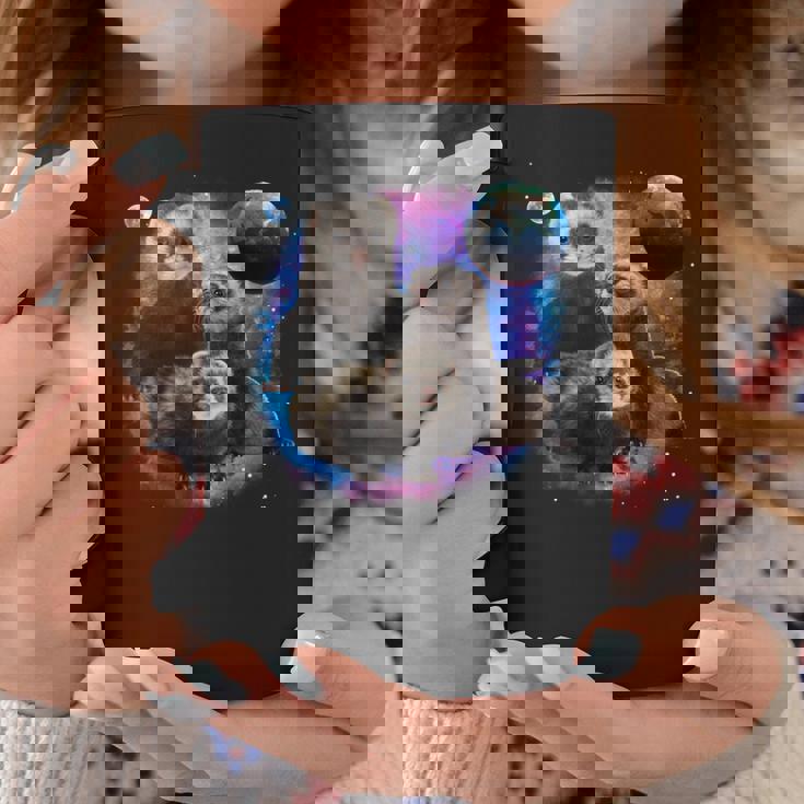 銀河系の面白いフェレット フェレット 長袖tシャツ コーヒーマグ 面白い贈り物