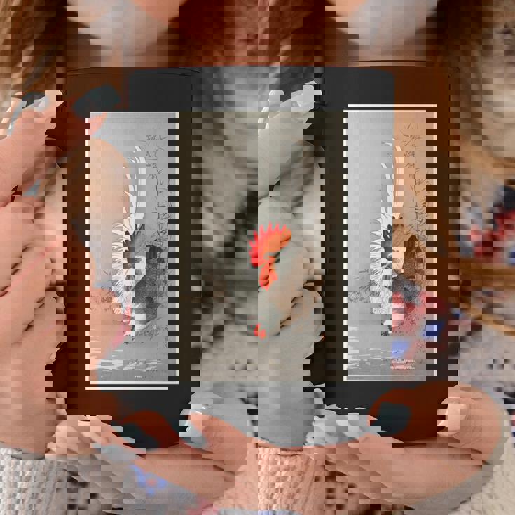 雄鶏と鶏 1900 大原興村 和農場生活 長袖tシャツ コーヒーマグ 面白い贈り物