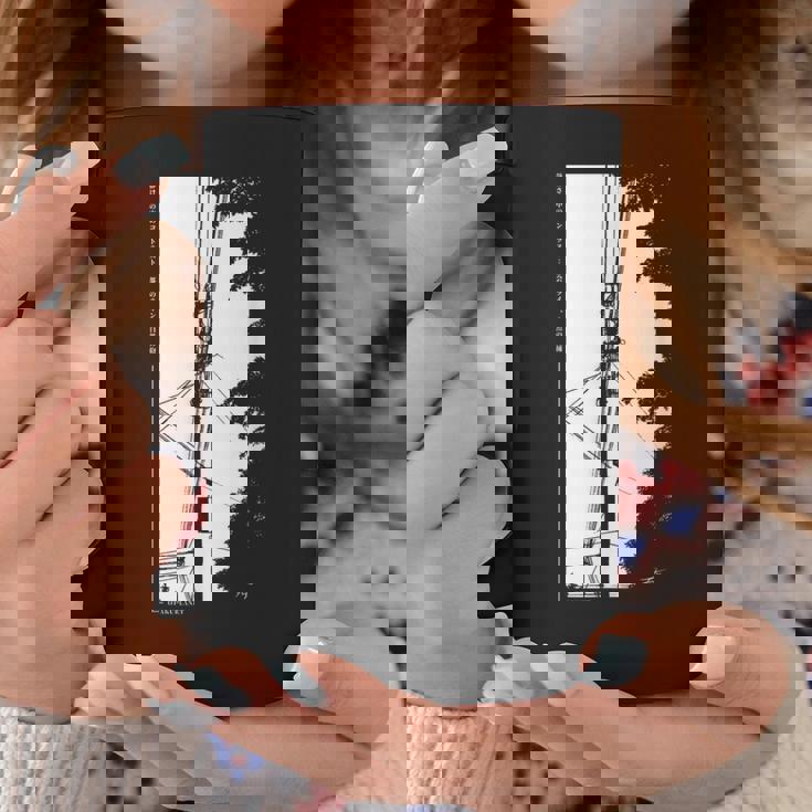 電柱 日本の アニメ ストリートウェア レトロな 雰囲気 コーヒーマグ 面白い贈り物