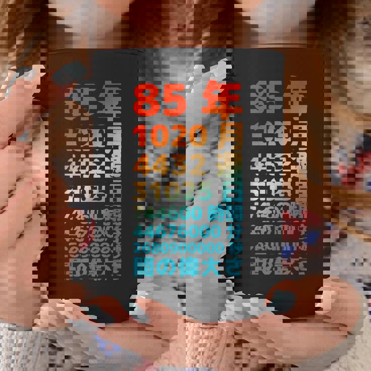 面白い85歳の誕生日の古いメーター 面白い85歳のギフト 女性 男性 面白い電卓 85歳の誕生日のギフト コーヒーマグ 面白い贈り物