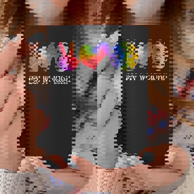 面白いピックルボール タイダイ 引退した平和愛のピックルボール コーヒーマグ 面白い贈り物