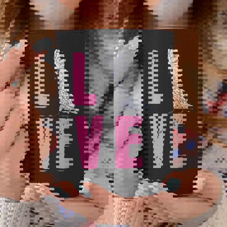 面白い鳥の恋人の贈り物-タイハクオウム コーヒーマグ 面白い贈り物