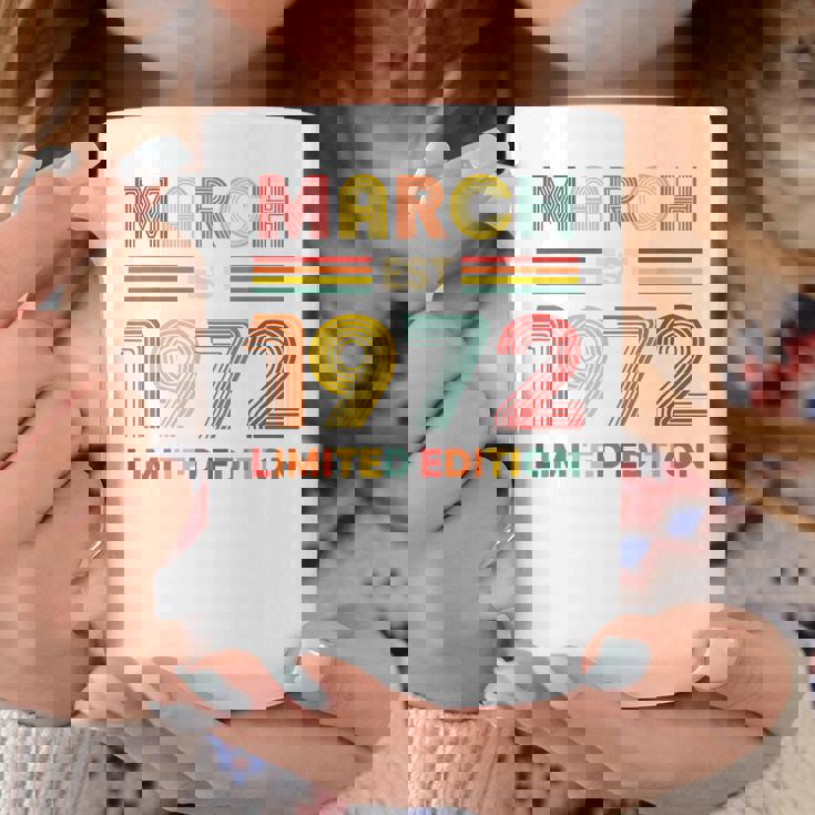 1972年3月日 誕生日 限定版 54歳 54歳 コーヒーマグ 面白い贈り物