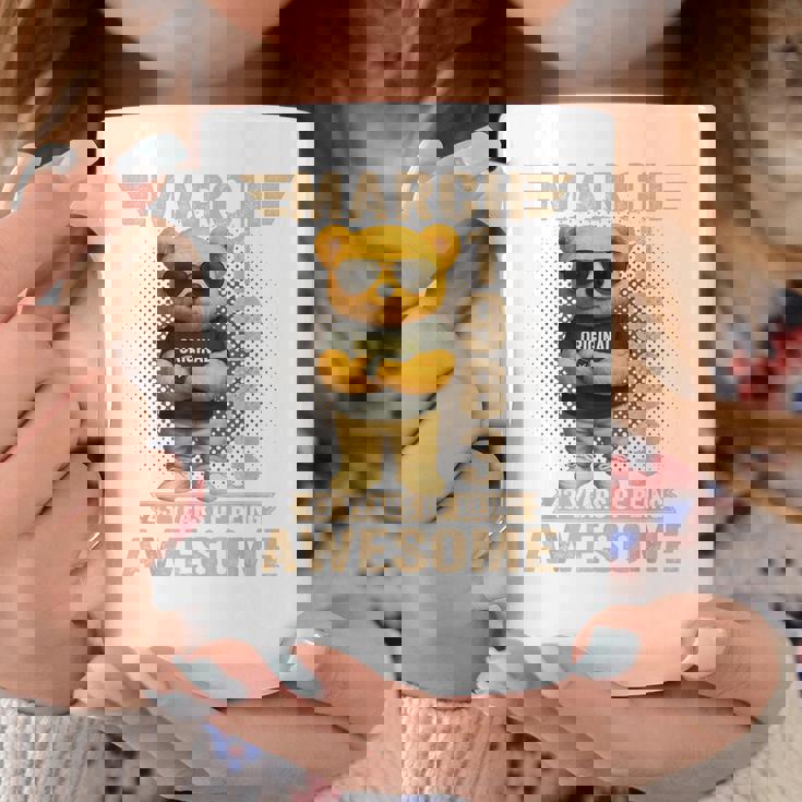 43歳 1983年3月 テディベア 43歳 誕生日 男性 女性 コーヒーマグ 面白い贈り物