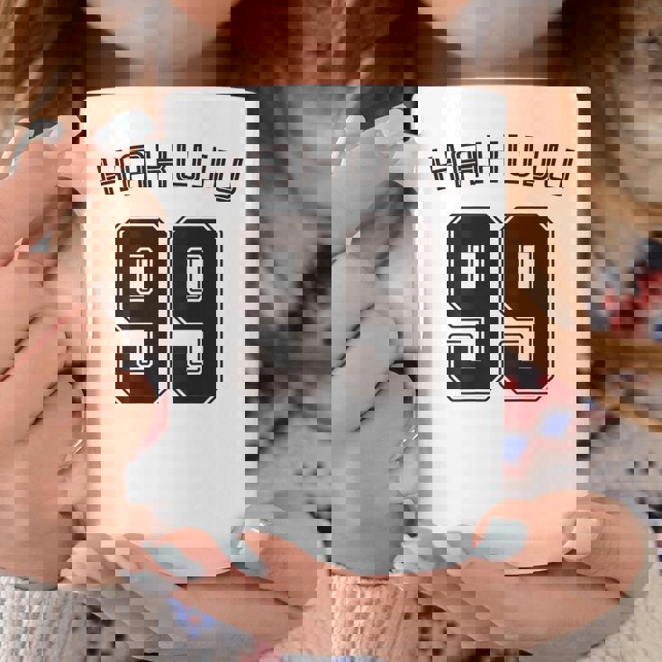99 歳 白寿 祝い 99歳 99才 お祝い 男性 女性 白寿祝い 父 母 はくじゅ 背番号 バックプリント コーヒーマグ 面白い贈り物