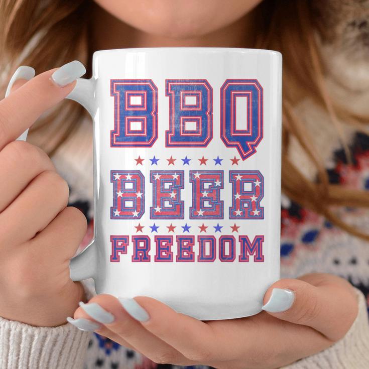 Bbq Beer Freedom シャツ ビンテージ コーヒーマグ 面白い贈り物