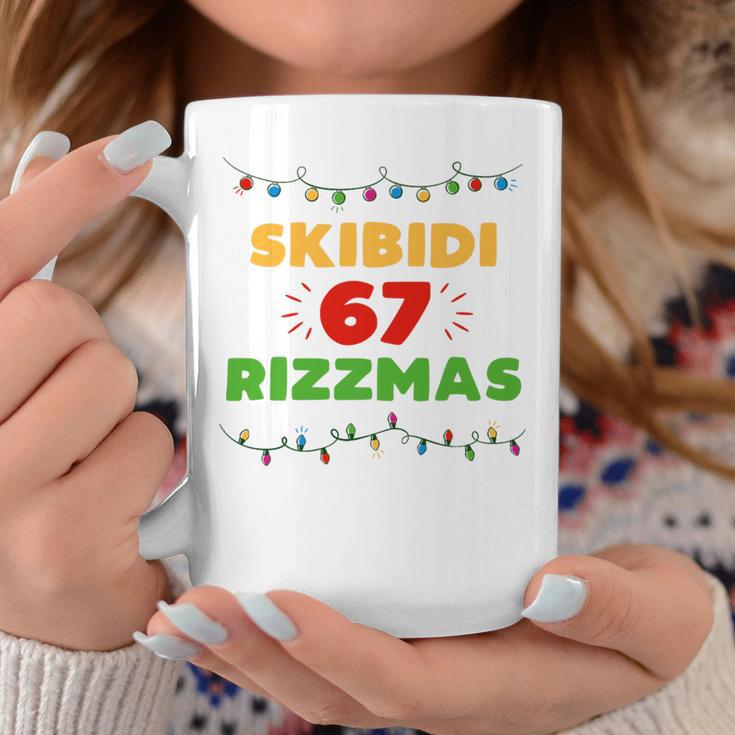 677 Rizzmas Christmas 67 Skibidi Rizzmas Xmas Rizz Gen Z Slang 6 7 Tri-Blend Coffee ...