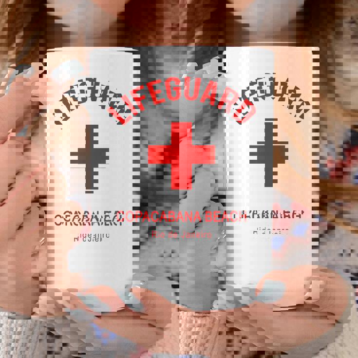 Copacabana ビーチライフガード コーヒーマグ 面白い贈り物